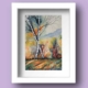 Limited Edition Watercolour Print of an Autumn Windy Day by Galway Artist Pat Flannery.jpeg