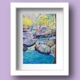 Limited Edition Print of a Mystic Stream in Blue Tones by Galway Artist Pat Flannery.jpeg