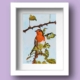 Watercolour Print of an Irish Robin Redbreast perched on a Branch by Galway Artist Pat Flannery.jpeg